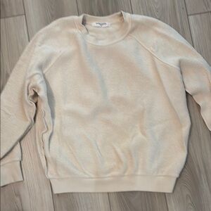 Perfectwhitetee Cream Crewneck Sweater Timeless Design